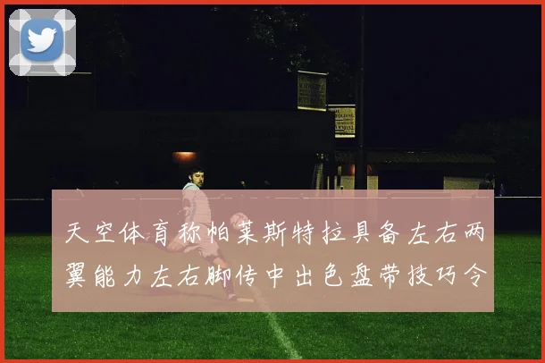 天空体育称帕莱斯特拉具备左右两翼能力左右脚传中出色盘带技巧令人赞叹